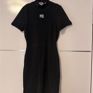 T by Alexander Wang Black Mini Dress